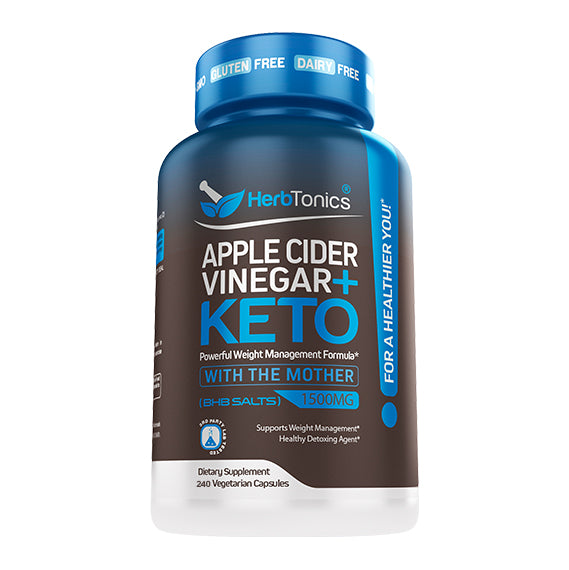 Apple Cider Vinegar + Keto (240 Capsules)