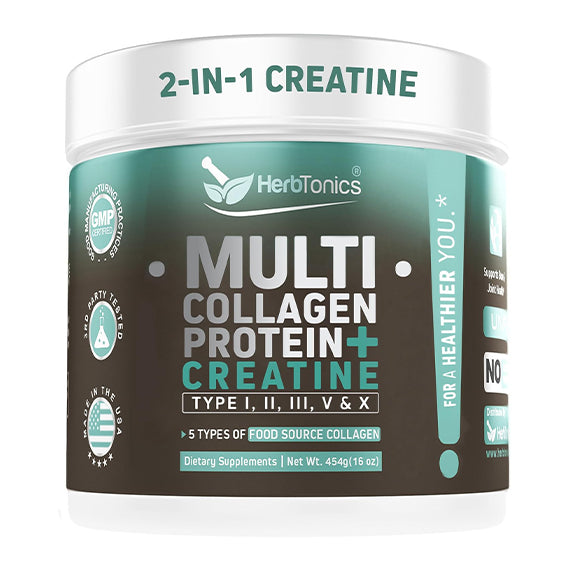 CREATINE MONOHYDRATE + MULTI COLLAGEN PROTEIN