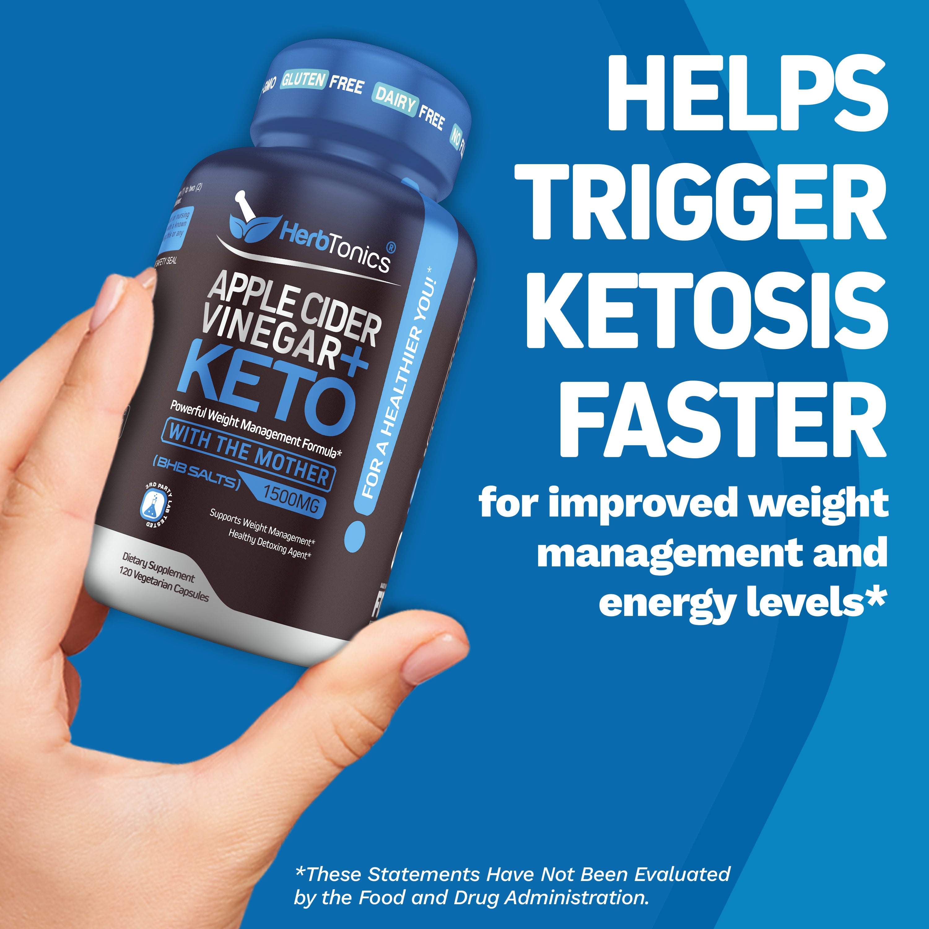 APPLE CIDER VINEGAR + KETO Herbtonics ACV Keto