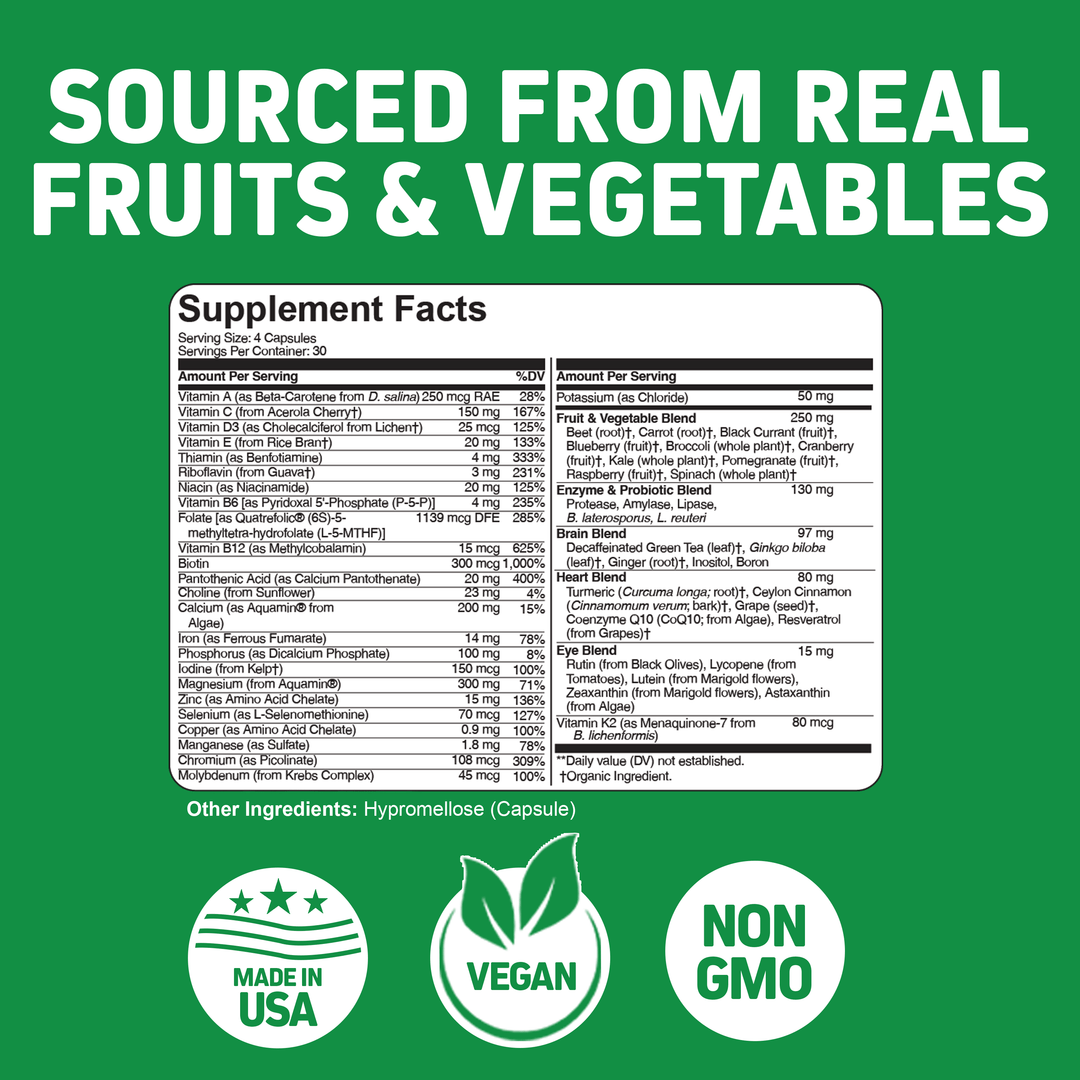 WHOLE FOOD MULTIVITAMIN MEN & WOMEN