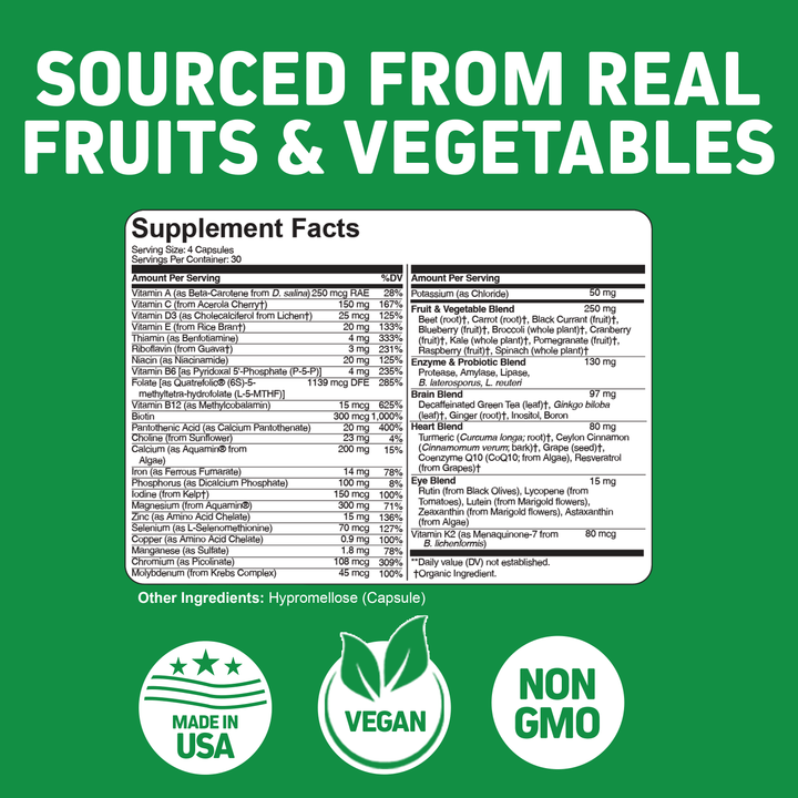 WHOLE FOOD MULTIVITAMIN MEN & WOMEN